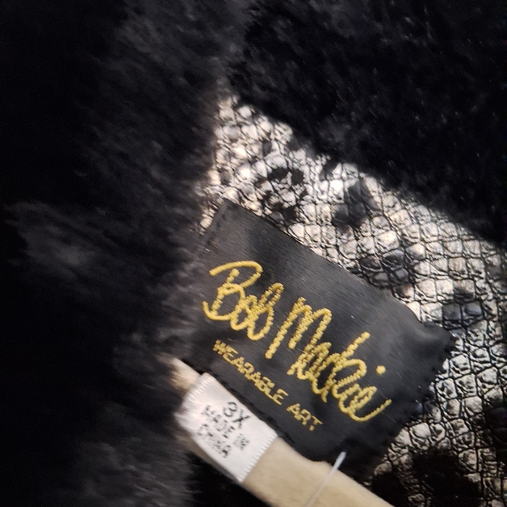 Bob Mackie Animal print vest